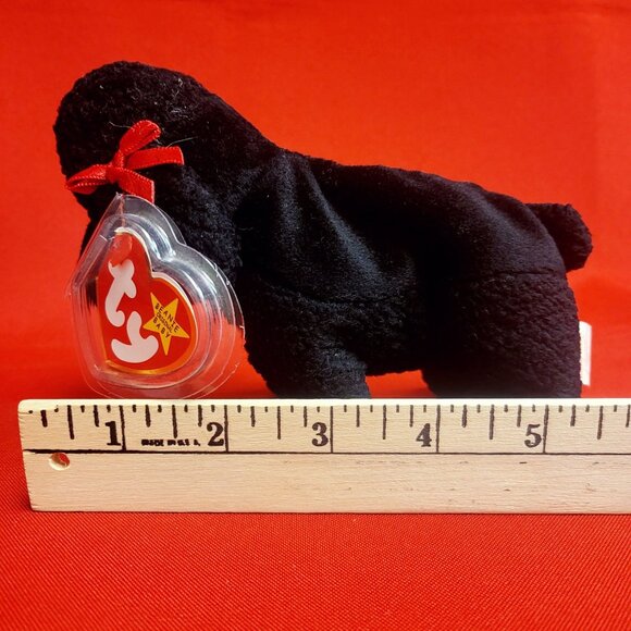 Ty Beanie Babies Gigi The Poodle 1998 Animal Plush Stuffed Toy - Picture 9 of 11